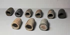 9 Civil War Relic Enfield Minie balls, 3 w/plugs, 1 w/.57 all dug in Central Va.