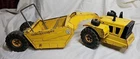 VINTAGE 60s MIGHTY TONKA (Mound Minn)SCRAPER STEEL ROAD Red Lights.  For Restore