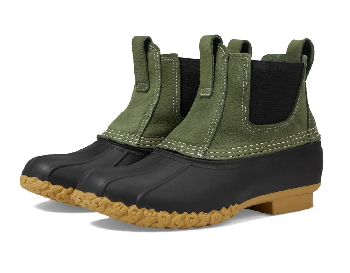 L.L. Bean Women’s Rainboots army green size 10M Vintage Youth LL Bean Wellie Rain Boots Size 1 Green Boys  main image 2