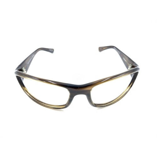 Oliver Peoples Zed CT Tortoise Brown Wrap Sunglasses Frames 64-17 110 Japan - Picture 2 of 12
