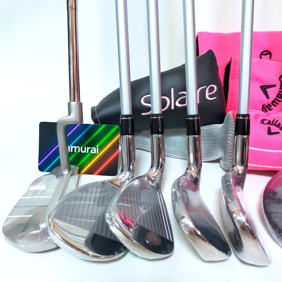 Callaway Solaire Ladies Full Golf Club Set Driver 5W 6H 7I 9I PW SW PT No Bag - Image 2 of 4