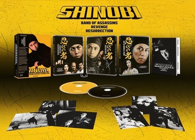 Shinobi Trilogy Limited Blu-ray Films Band of Assassins, Revenge