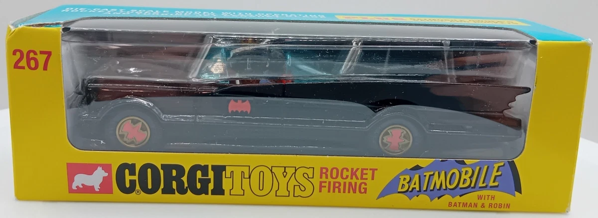 Husky Batmobile 1:66, Diecast, Modèle 1960s – Collection Batman Angleterre