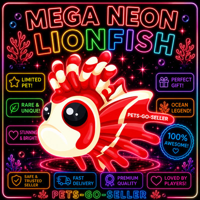 MEGA NEON LÖWENFISCH (SEHR GÜNSTIG) ADOPTIEREN SIE EIN HAUSTIER VON MIR - BILLIG AUF EBAY