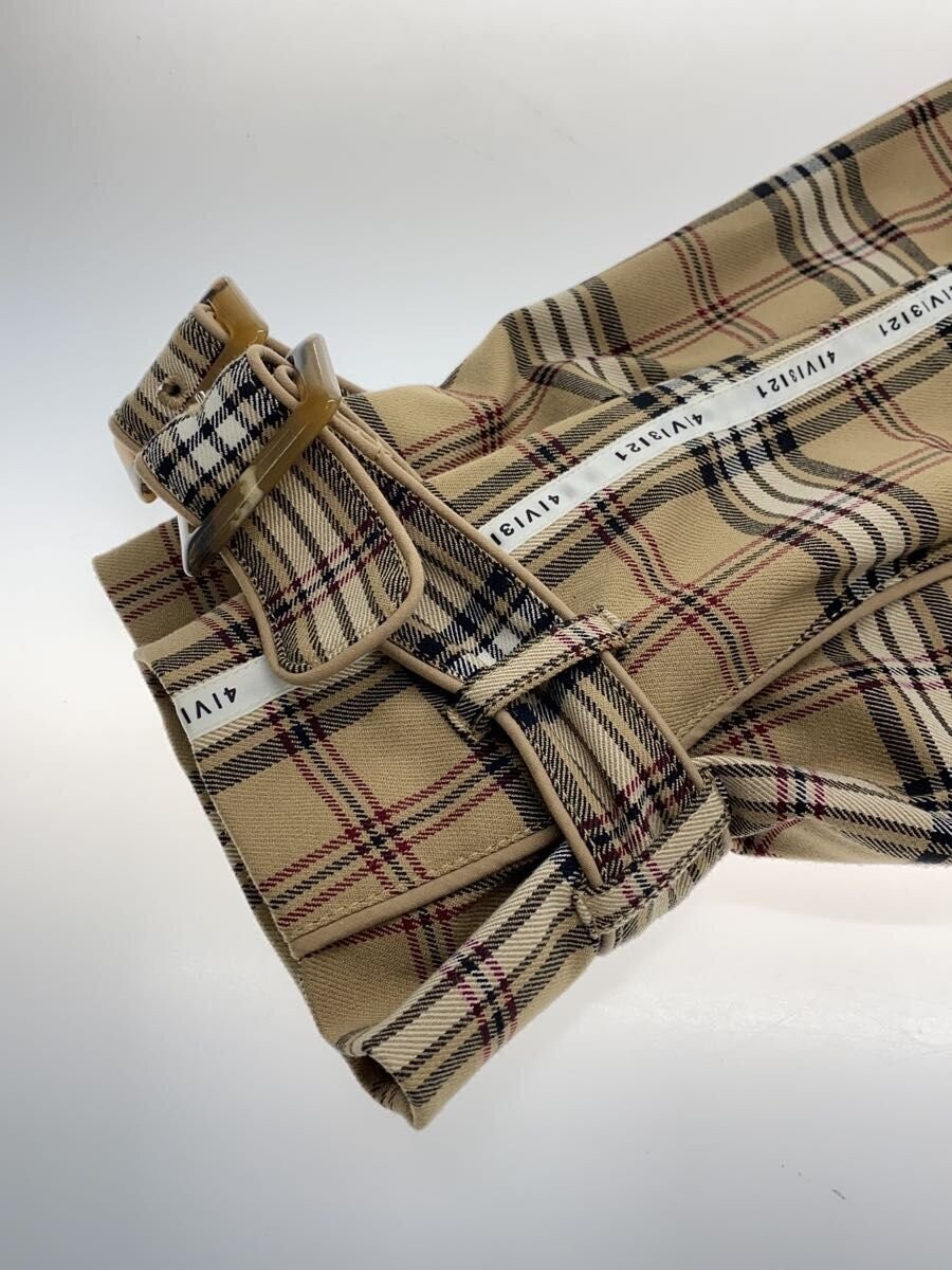 Ameri Trench Coat/M/Polyester/Cml/Check 7732 - image 5