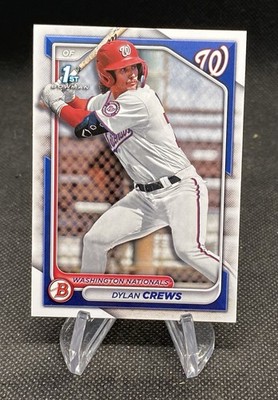 2024 Bowman Dylan Crews 1st Paper Base #BP23 Washington Nationals