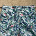 IZOD Saltwater Men’s Hawaiian Floral Pink Flamingo Swim Trunks - Size L - EUC — photo 9