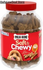 Milk-Bone Soft  Chewy Dog Snacks, Chicken Recipe Choose size 37 oz or 5.6 oz