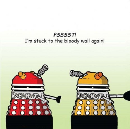 Funny humour Card Daleks - Picture 2 of 3