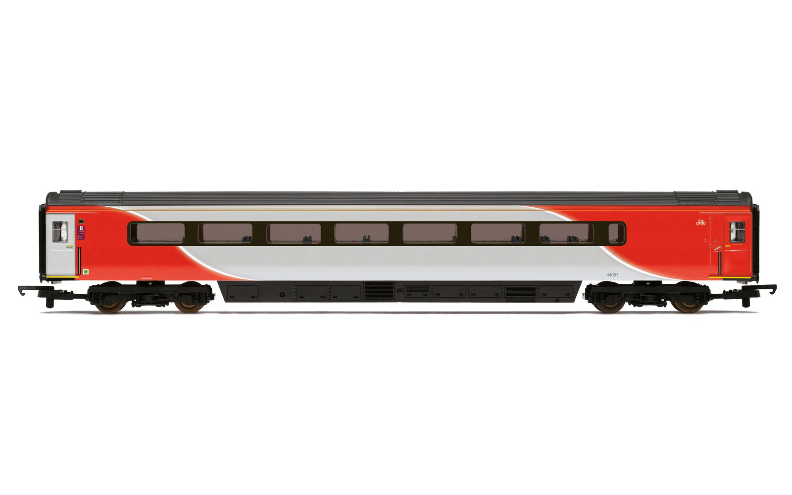 Hornby R4933B OO Gauge LNER Mk3 Trailer Guard Std (TGS) Coach B 44057-Era 11