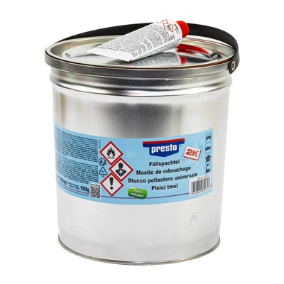 Presto 2K Füllspachtel 6 Kg Spachtelmasse Polyester Ziehspachtel inkl. Härter