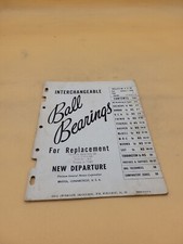 1953 GM INTERCHANGEABLE BALL BEARINGS FOR REPLACEMENT BULLETIN SUPERSEDES 2 F-10
