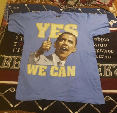 T-shirt President Barack Obama Yes We Can - 3XL - Violet - Occasion Bon état