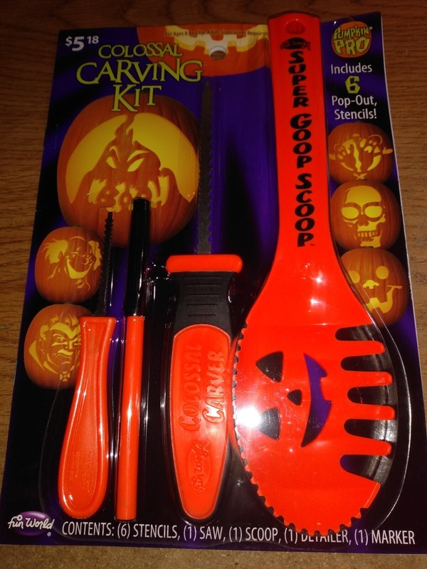 Pumpkin Pro Colossal Pumpkin Carving Kit 5 pieces