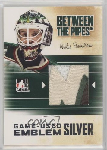 2010-11 ITG Between the Pipes Game-Used Silver Emblem Niklas Backstrom #M-59 - Picture 1 of 3