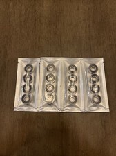 BCLA Abec7 Inline Skateboard Scooter Speed Bearings Set of 16 Lubricated Black