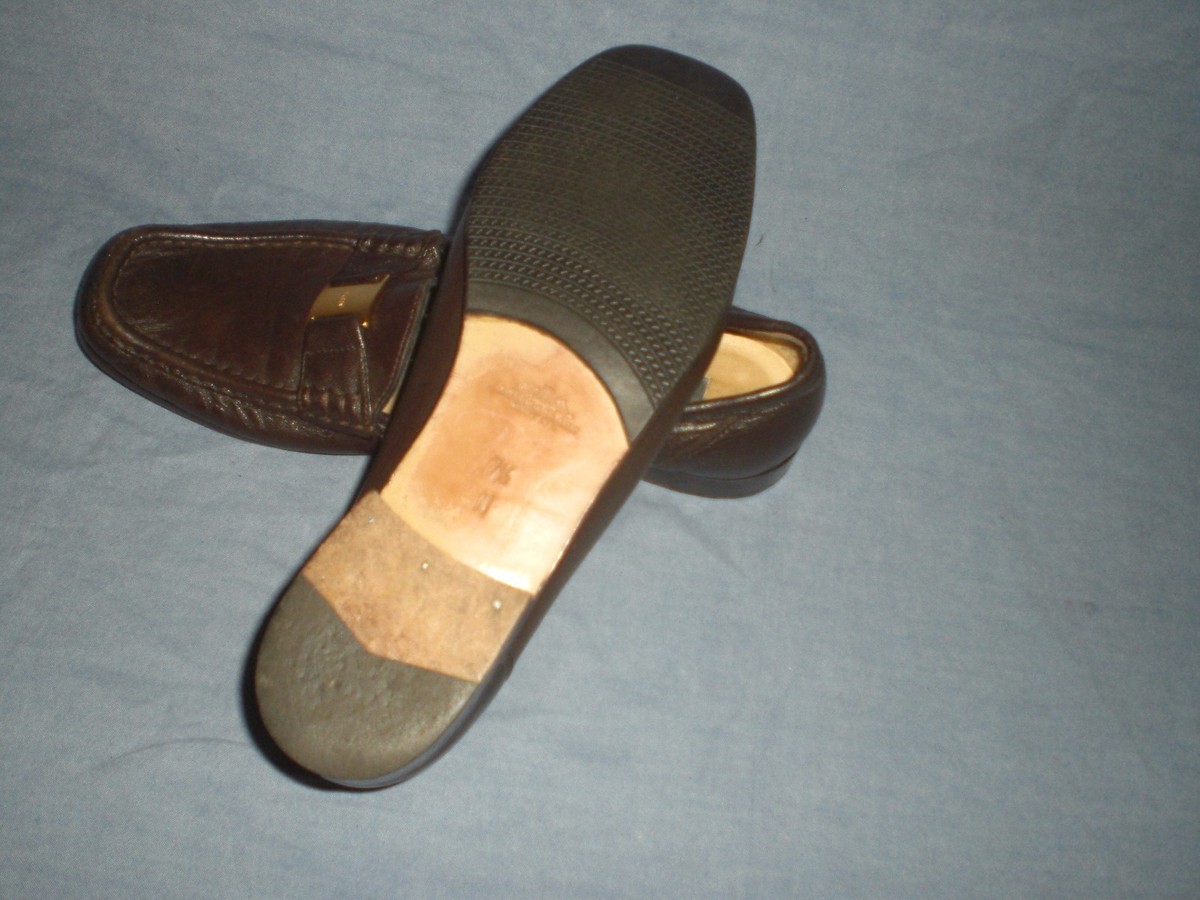 Bally Tempest Calfskin Italian Leather Loafers BRASS Emblem 