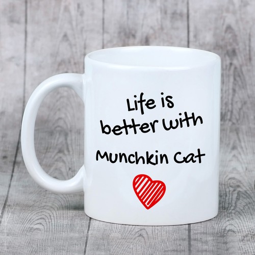 Munchkin Gatto Tazza Con Gatto Live È Meglio Art-Dog - Foto 6 di 8