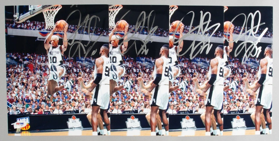Dennis Rodman Signed Spurs 8x10 Photo PSA/DNA COA Picture Autograph Hall of Fame - Image 2 of 4