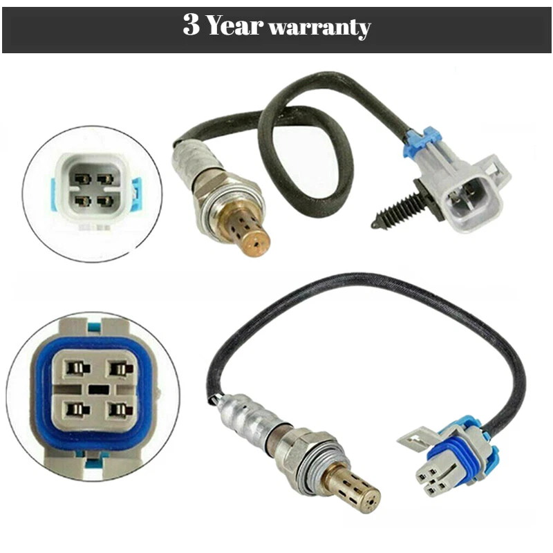 2pcs Oxygen Sensor Upper+Lower For Chevrolet Impala 05-11 Pontiac Torrent 06-07 - Image 2 of 4