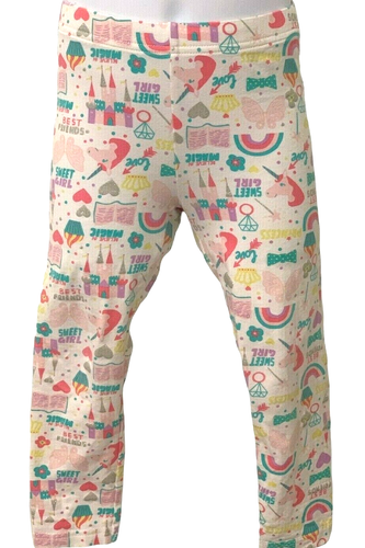 Carter's Girls Sweet Girl Leggings Believe In Magic Size 4T Multicolor - Picture 5 of 9