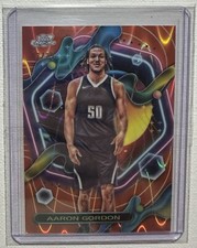 2023-24 Topps Chrome Cosmic Aaron Gordon Orange Refractor /25 