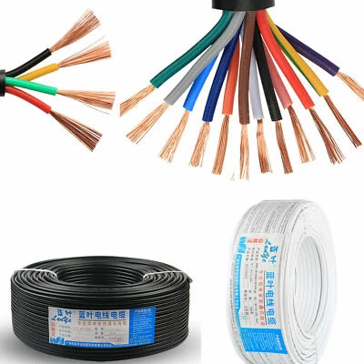 2~6 Cores Electrical Cable 0.3, 0.5~4, 6mm² Flex Wire Copper Wire PVC Insulation - Image 1 of 4