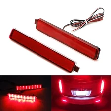 LED Red Bumper Reflector Tail Stop Brake Light For 2007-09 Chevry Trailblazer SS