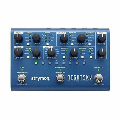 strymon NIGHTSKY メルドラ Strymon Limited Edition Midnight NightSky Reverberator Pedal