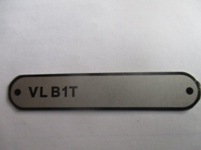 Type plate ID-plate Vespa chassis sign scooter 150 Sprint Veloce VLB1T s45