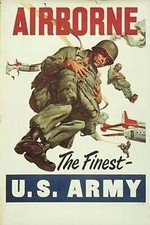 US Army paratroopers WW2 Photo Glossy 4 6 in Y025