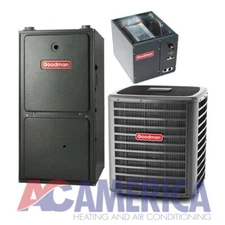 Goodman 2.5 Ton 13.5 SEER2 60K Btu 96% Gas Furnace Split GSXN3N3010 GM9S960603BN