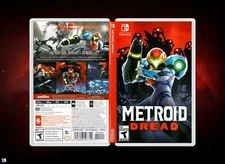 Metroid Dread COVER ART: Replacement Insert & Case for Nintendo Switch