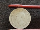 1947 maple leaf Canadian dime ROTATED DIE 10% 80% SILVER Variety #595