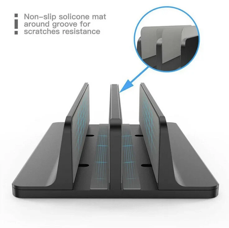 Vertical Laptop Stand, Adjustable Laptop Stand, Dual Laptop Stand, Laptop Mount - Image 3 of 4