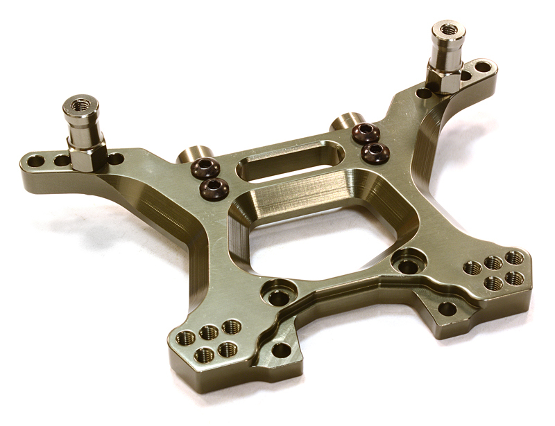 C26520GREY RC Billet Machined Rear Shock Tower for Traxxas 1/10 Slash