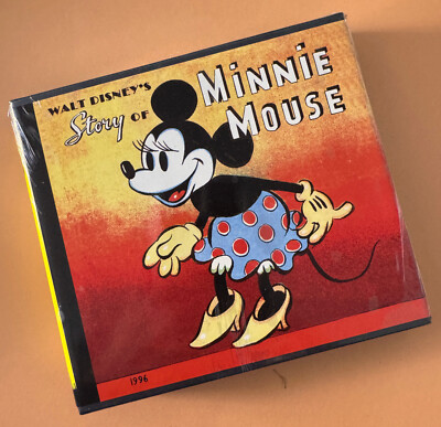 Vintage Disney 1938 Story of MINNIE MOUSE Book 1996 Repro SEALED w/Audio CD