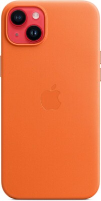 Apple iPhone 14 Plus Leather MagSafe Orange 194253345510| eBay