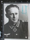 WW2 GERMAN ARMY KNIGHTS CROSS RECIPIENT WILHELM MORAWIETZ SIGNED PHOTO AUTOGRAPH