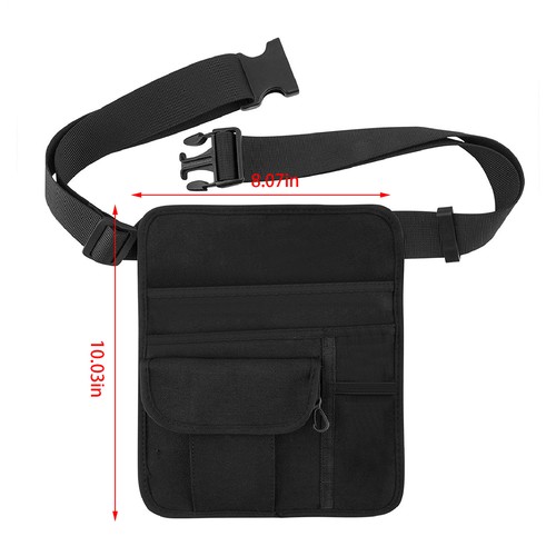 Hip Pouch Bar Restaurant Waiter Apron Bag Money Pouch Waist Bag Server Apron - Picture 8 of 8