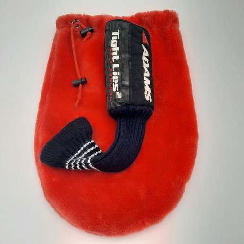 Adams Golf #3 Wood Head Cover Tight Lies 2 Spin Control 15 Degree & Shoe Bag