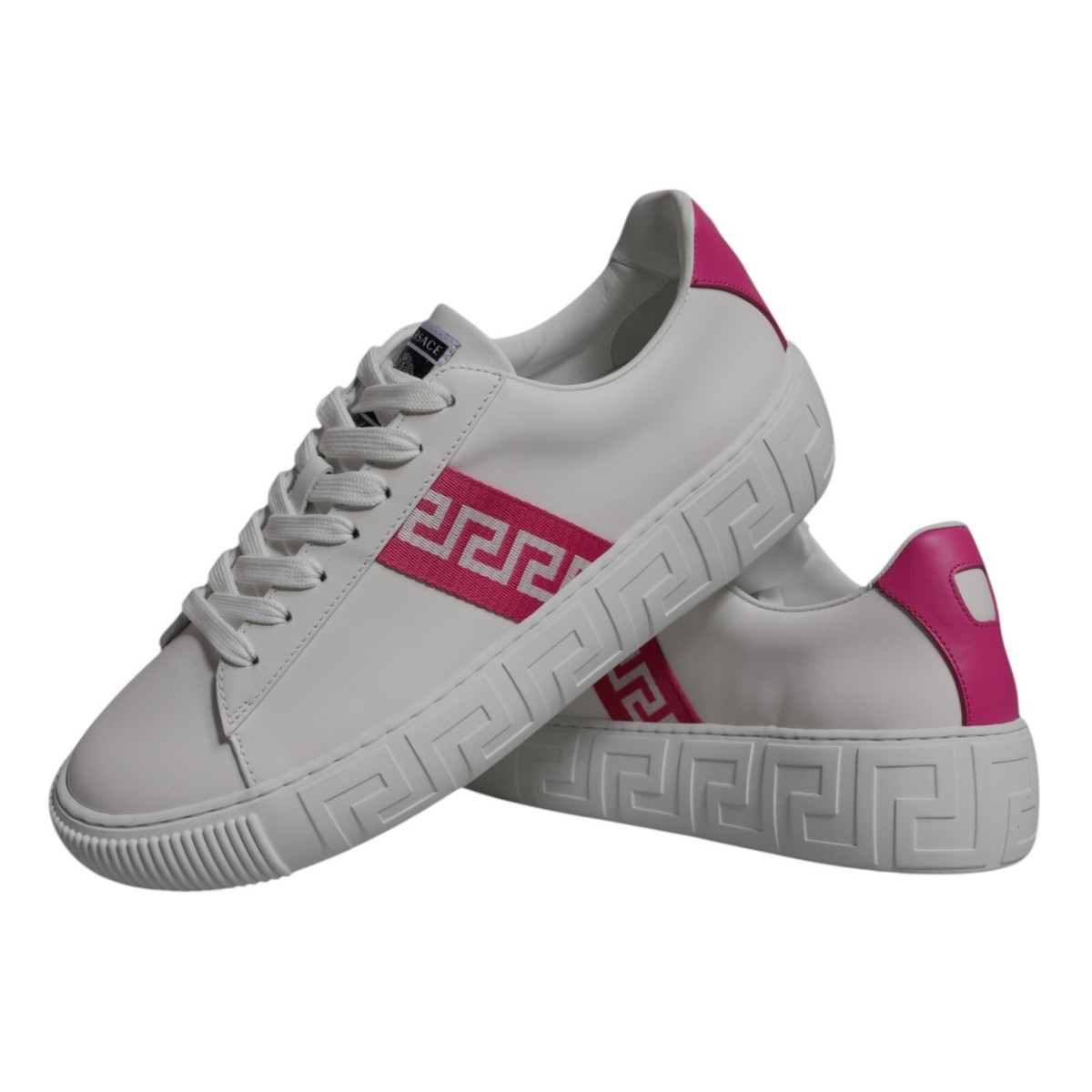 【関税込み】Sneakers - Versace - Cotton - White/Pink s-l1200.jpg