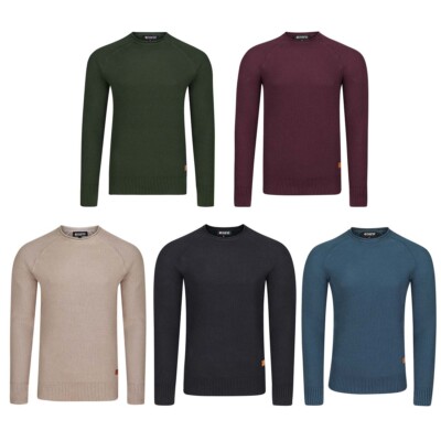 riverso Pullover Herren RIVElias Regular Fit Sweatshirt Rundhals Langarm