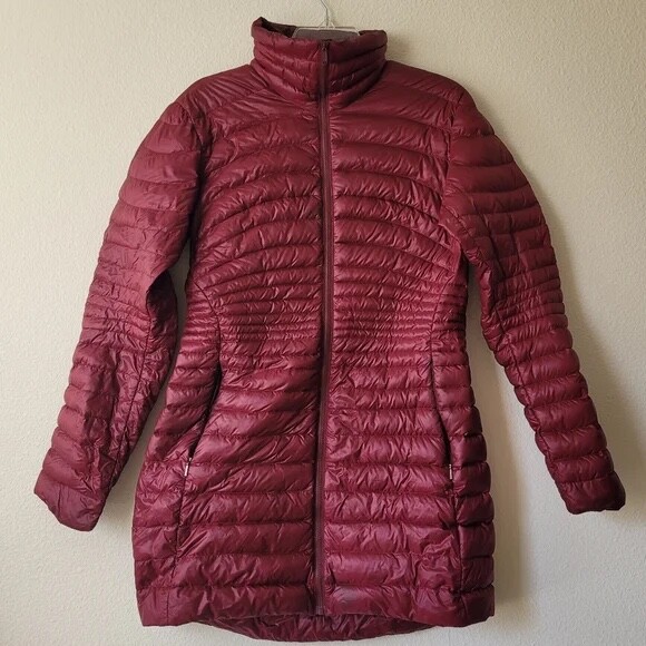 Arc'teryx Giacca Lunga Cappotto Tampone Marrone Yola Zinfandel Piumino Isolato Gonfio