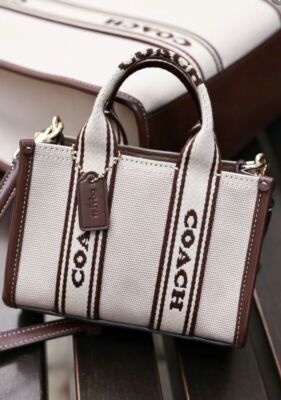 ＜COACH＞コーチショルダーバッグ CS617 ハンドバッグ トートバッグ coach コーチ スミス 2WAYトートバッグ CS617 キャンバス ピンク（楽天