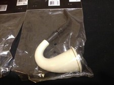 Detective Sherlock Holmes Costume Accessory Pipe NEW White plastic horn curved