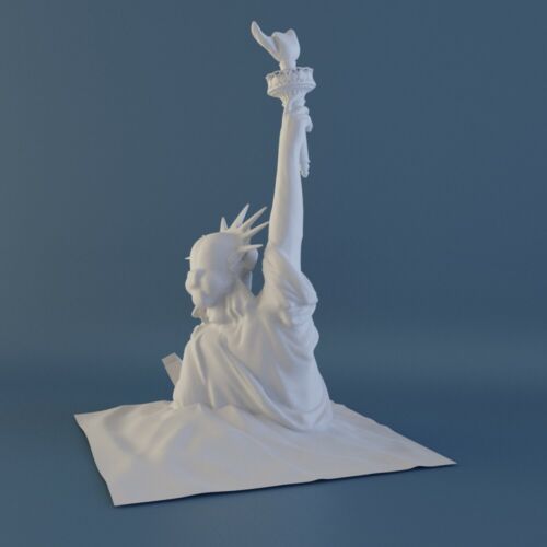 PLANET OF THE APES STATUE OF LIBERTY w/ Taylor and NOVA Figures - 3D Printed - Picture 4 of 6
