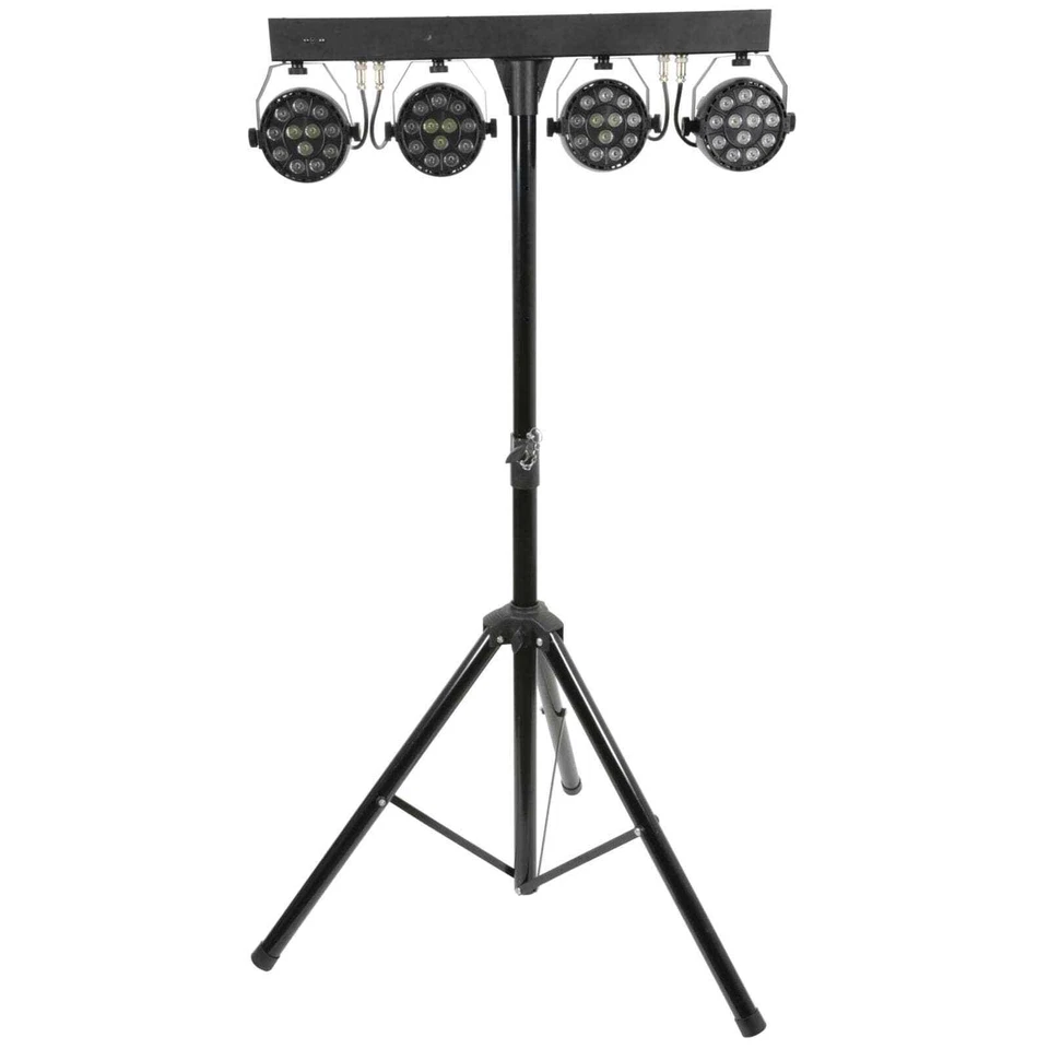 QTX PB-1214 LED PAR Bar System Stage Wash Lighting Package with Remote - Image 2 of 4