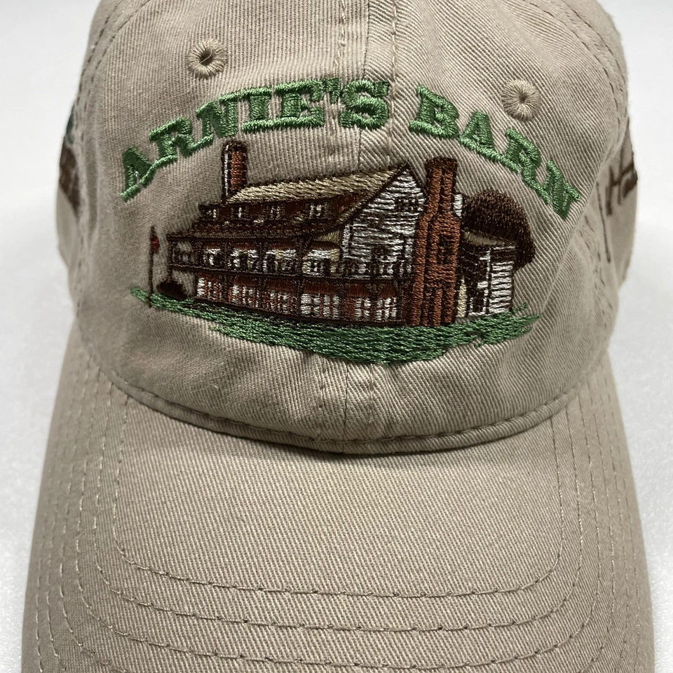 Gorra Arnold Palmer Arnie’s Barn Hat para hombre bronceada con tirantes Big Cedar Top Of The Rock Foto 2 de 4
