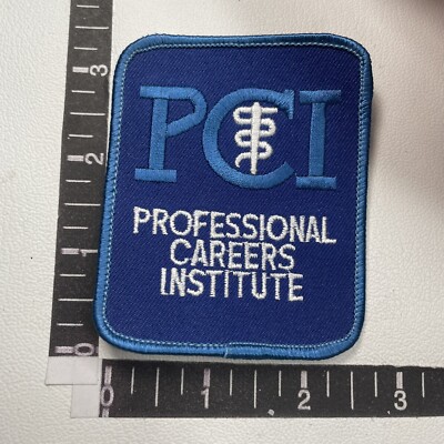 circa 1990s PCI P C I PROFESSIONAL CAREERS INSTITUTE Patch (School) 00MI